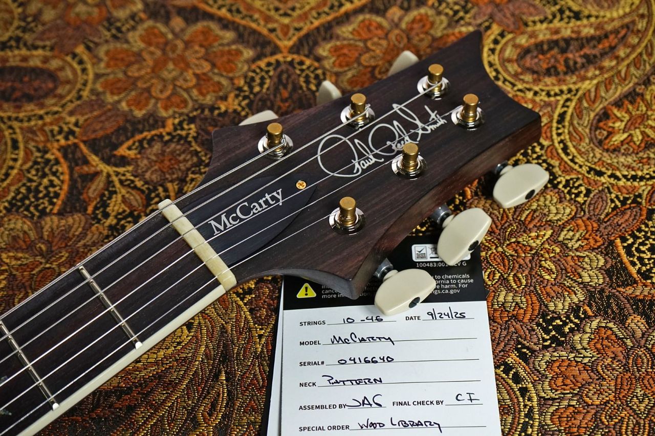 Paul Reed Smith(PRS) Wood Library Order McCarty Rose Neck Satin