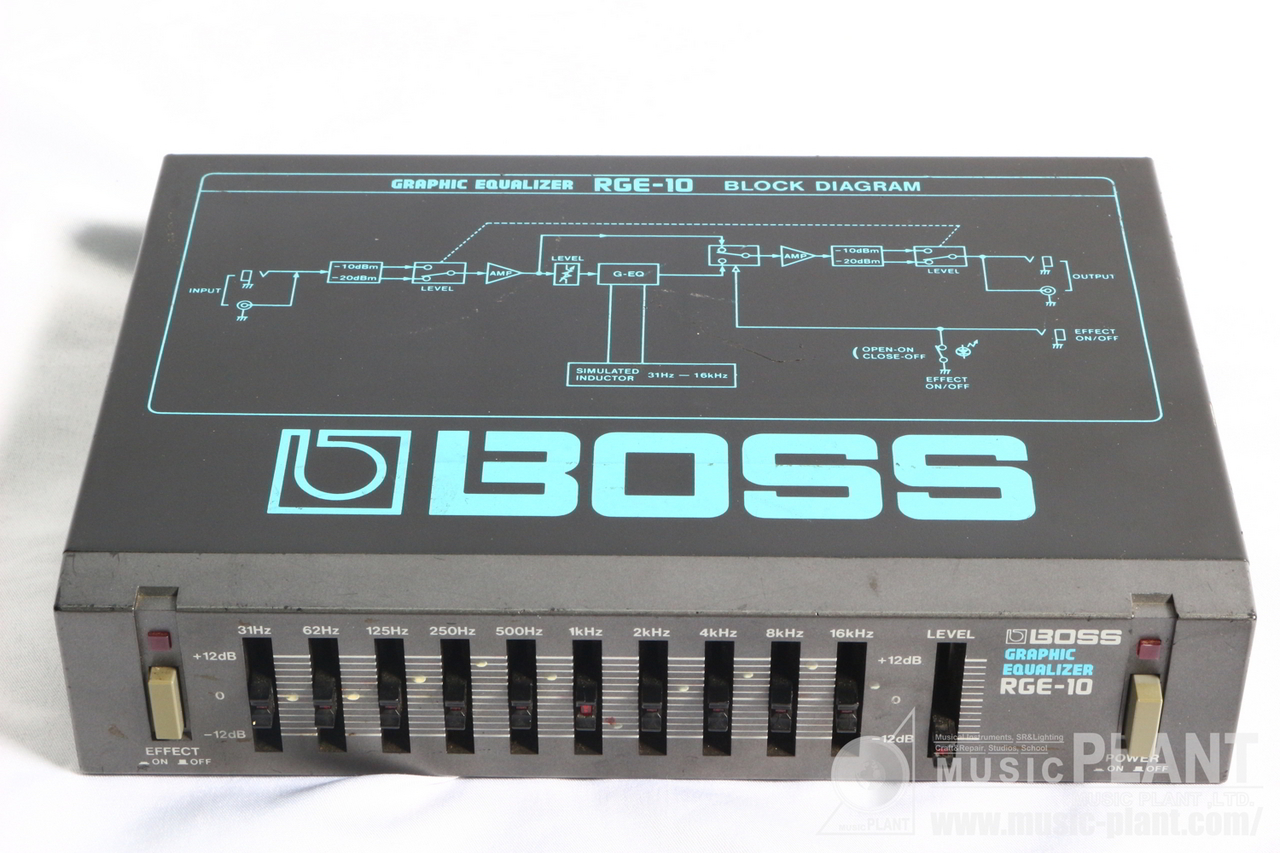 ギター BOSS RGE-10 ビンテージエフェクター】BOSS RGE-10 グラフィックイコライザー