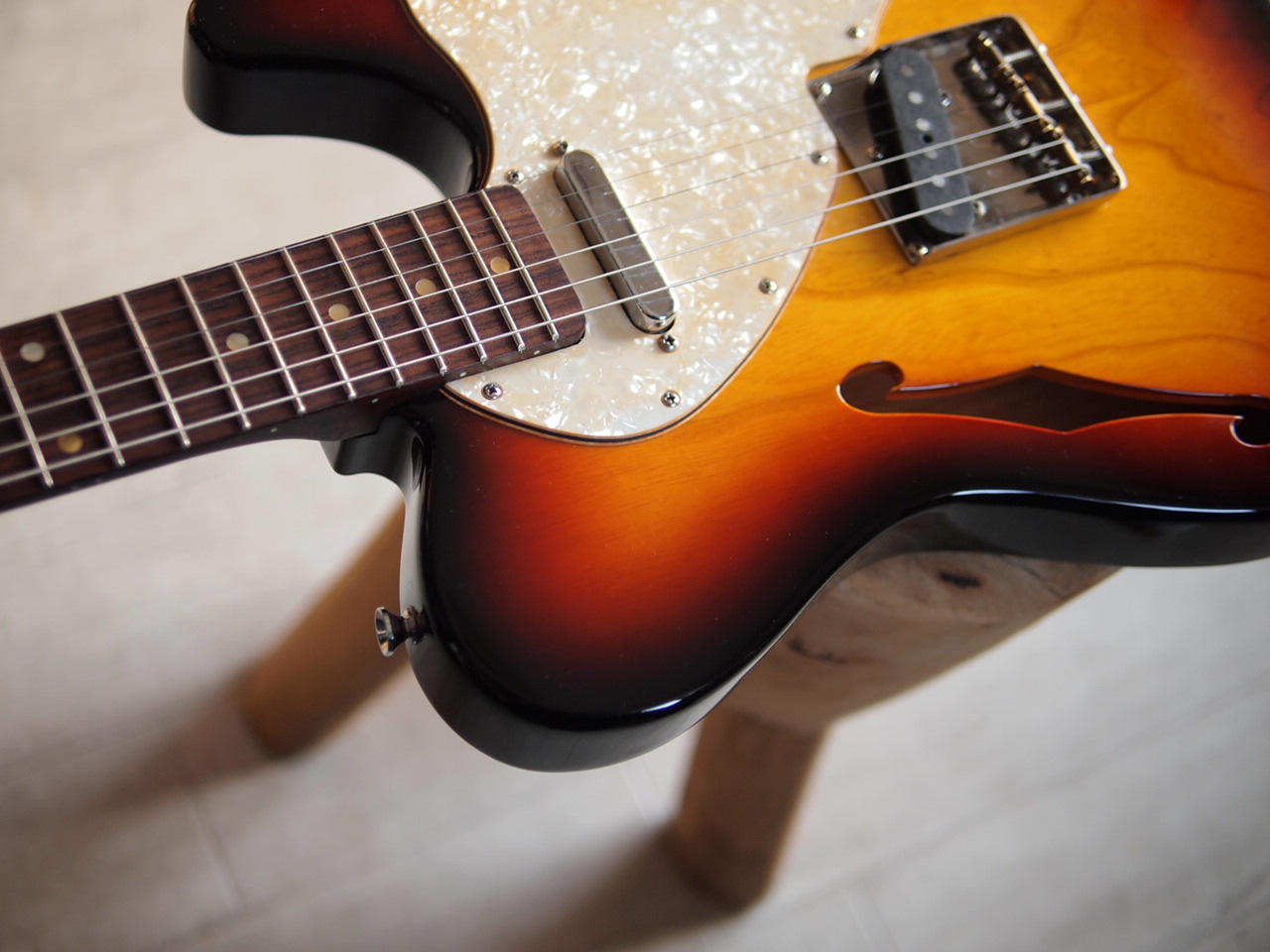 WARMOTH Custom Rosewood Neck Thinline Telecaster（中古/送料