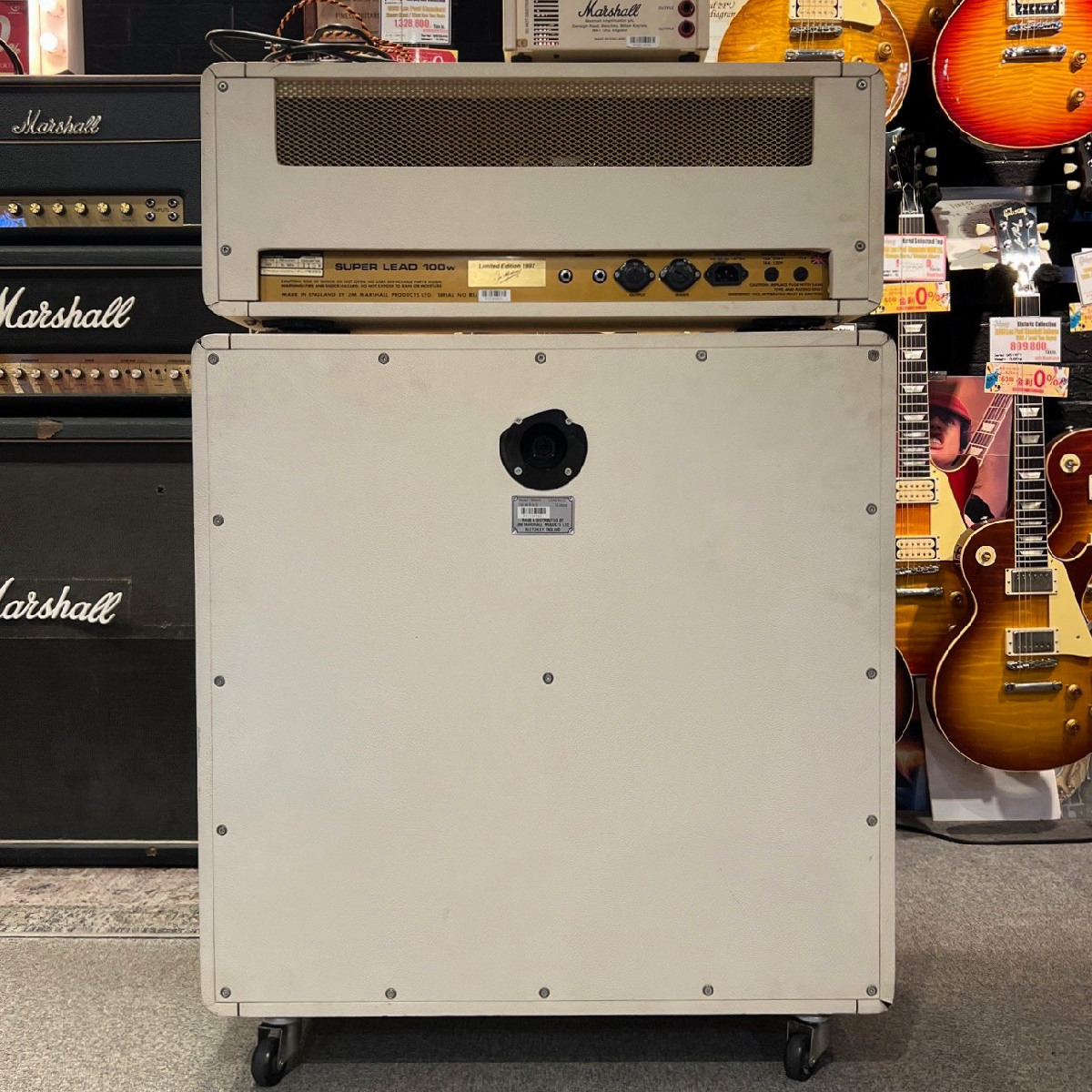 Marshall Limited Edition 1997 Super Lead 100w Head & Matching 412