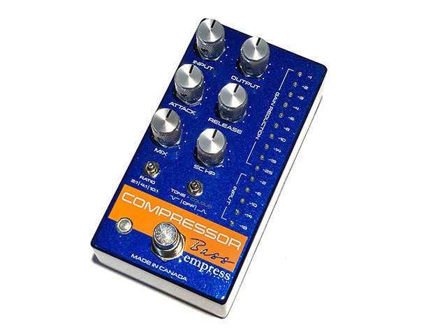 ベース COMPRESSOR Bass blue sparkle empress Empress Effects Bass Compressor Effects Pedal Blue Sparkle