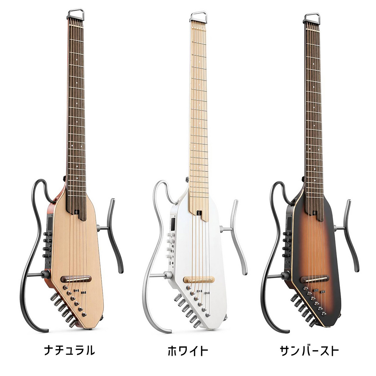 HUSH-I Pro ホワイト アコースティックギター DONNER HUSH-I Pro ホワイト サイレントアコースティックギター