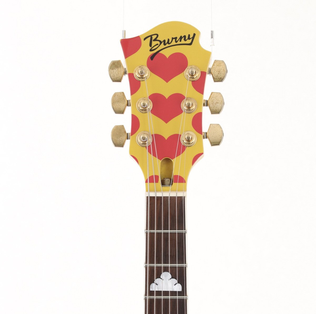 Burny MG-145S／イエローハート／FERNANDES／hideモデル 中古品 FERNANDES Burny MG-145S Yellow Heart hide Model