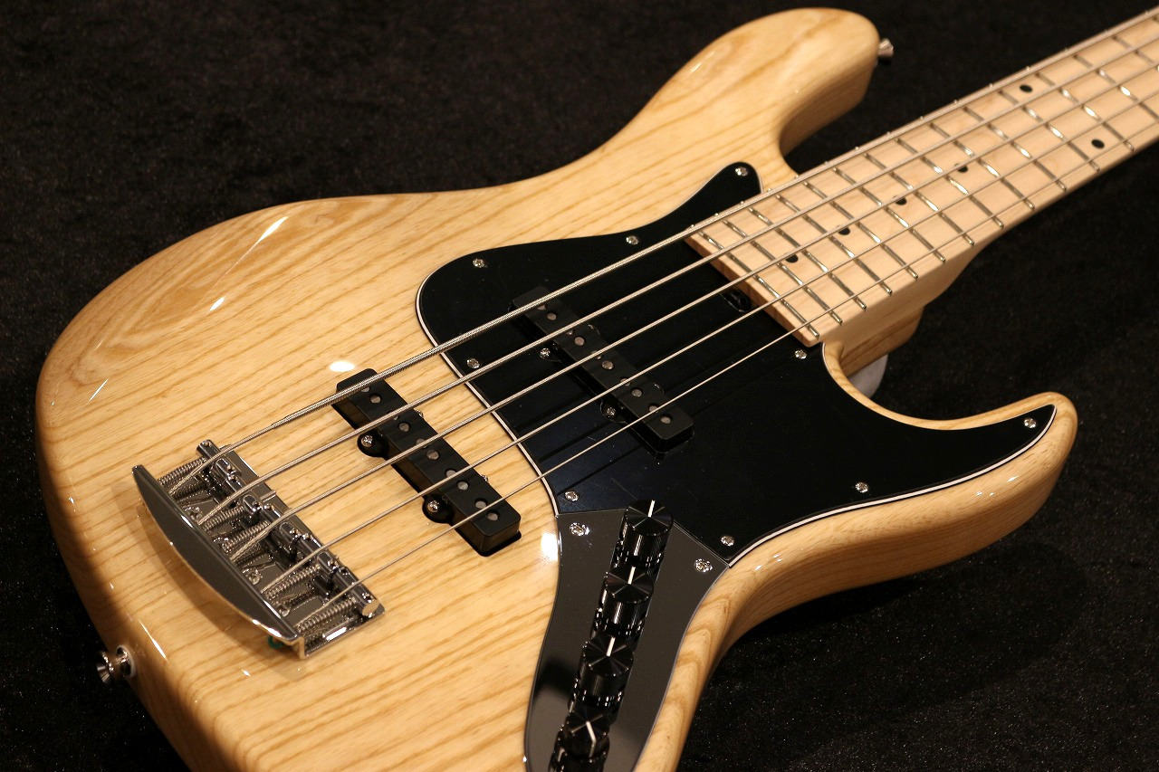 Kikuchi Guitars Hermes MV5 (5st Ash/Maple) / Natural #488【軽量