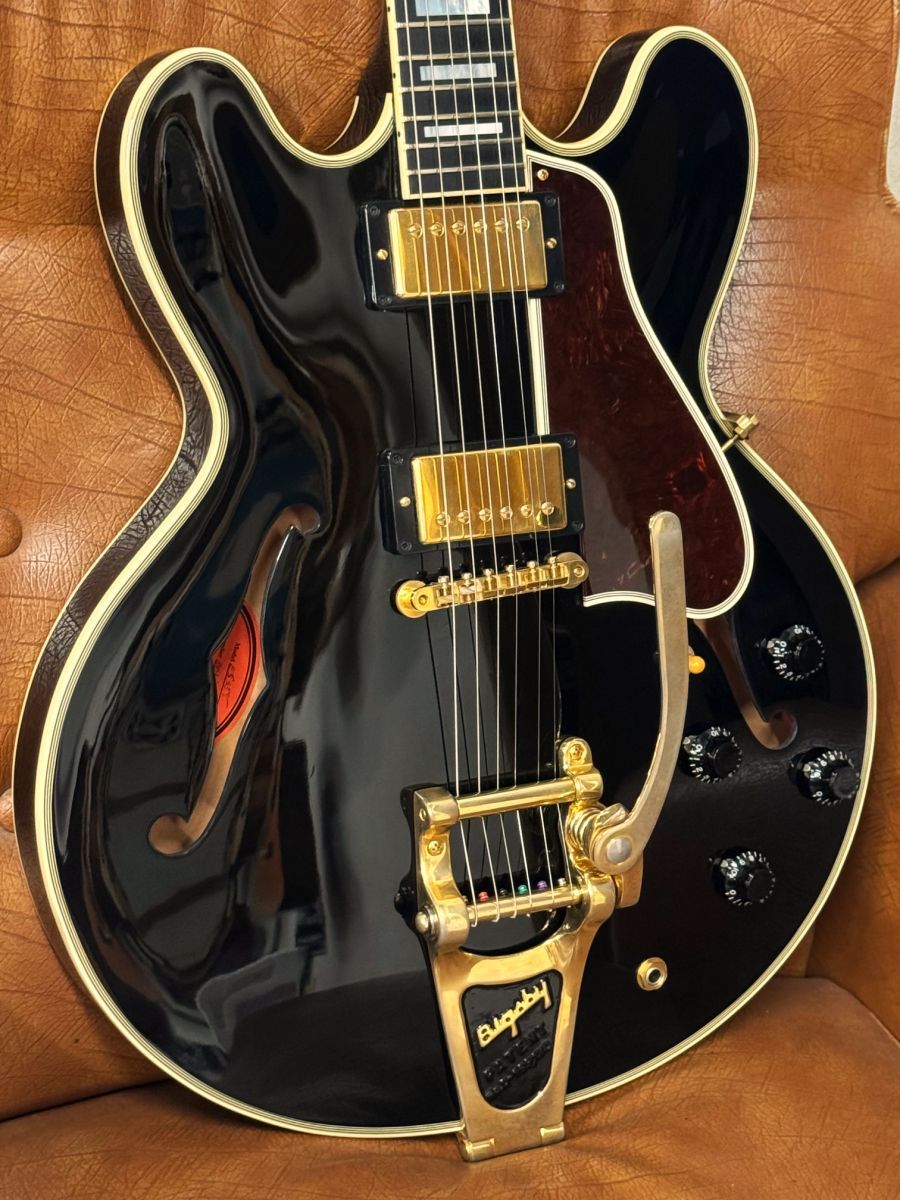 Gibson Custom Shop ES-355 Antique Ebony with Bigsby Memphis