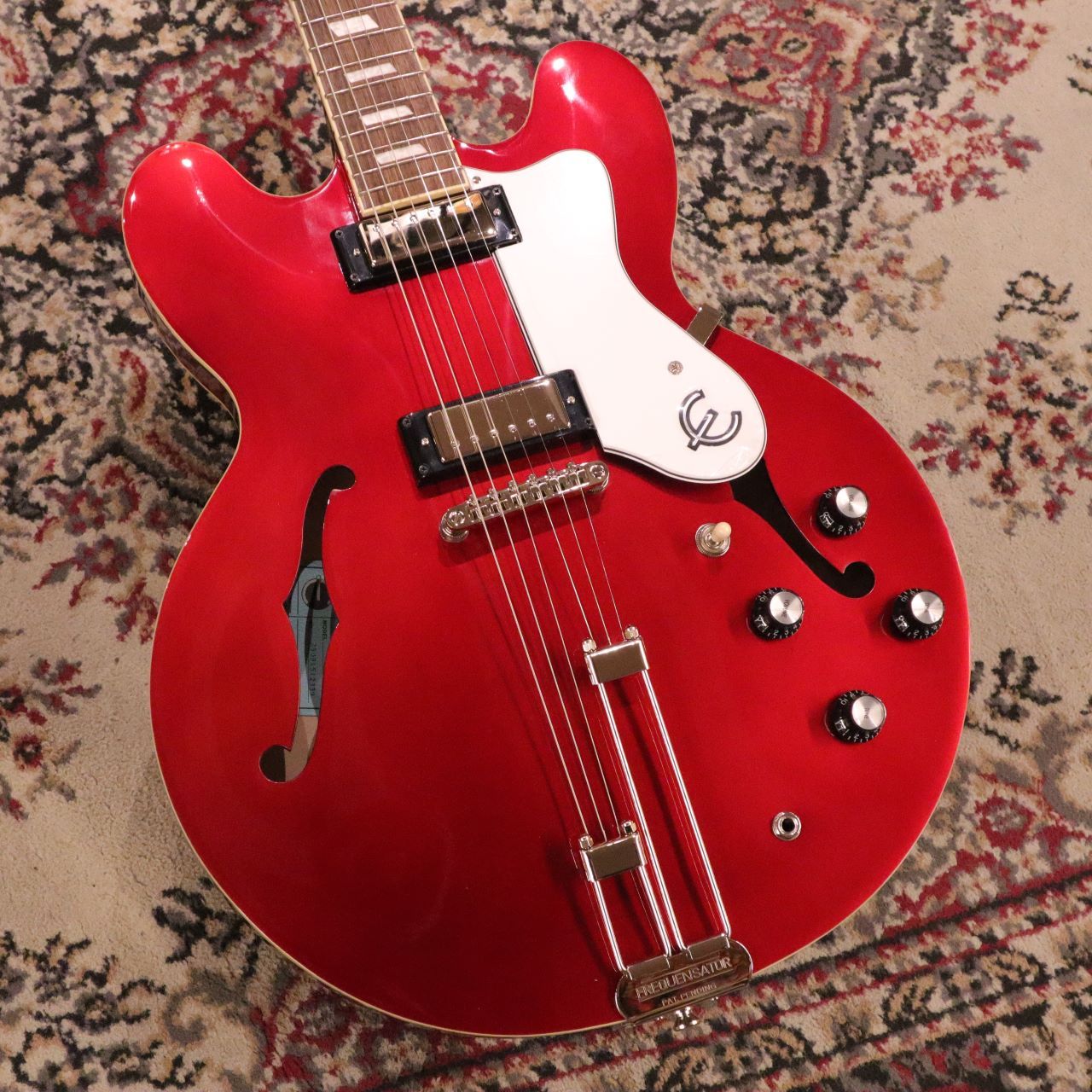 Epiphone Riviera -Sparkling Burgundy- #25091512339 ≒3.75kg
