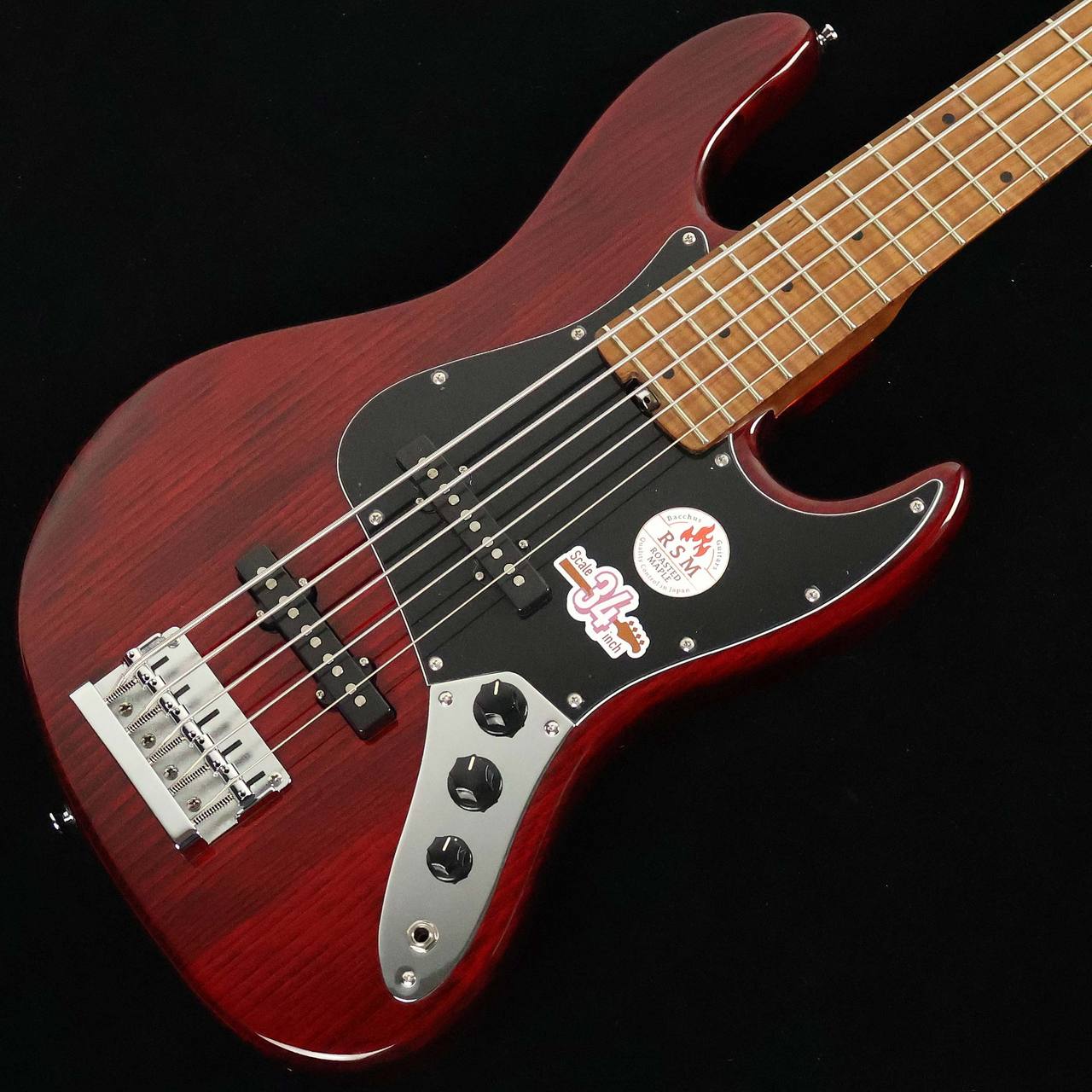 Bacchus WL5-ASH/RSM See Through Red S/N：GI18097 【5弦