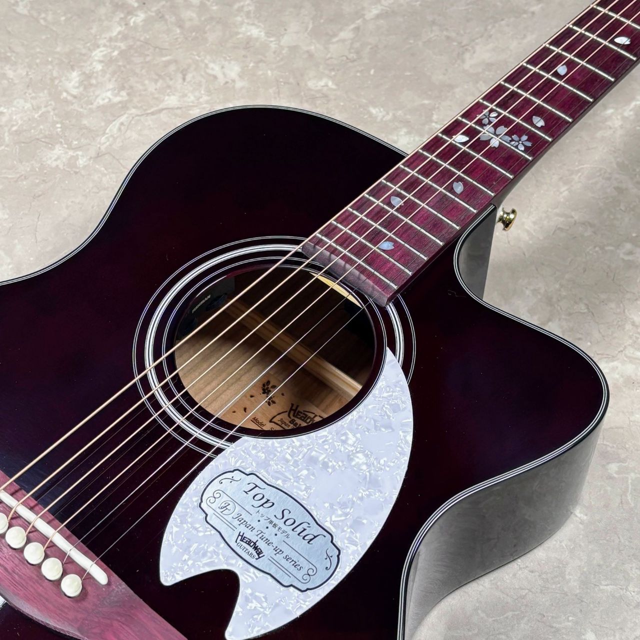 Headway SHOC-SAKURA 花夜桜 アコースティックギター Japan Tune-up