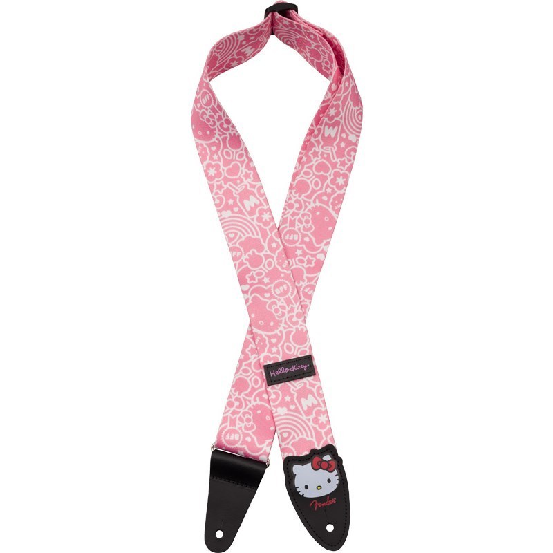 Fender Fender x Hello Kitty Pink Poly Strap【ハローキティ