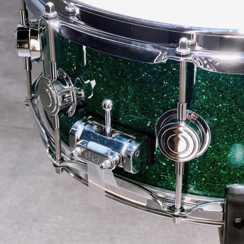 dw Collector's Pure Maple Snare Drum VLT 14×5.5 / Green Glass [DW ...