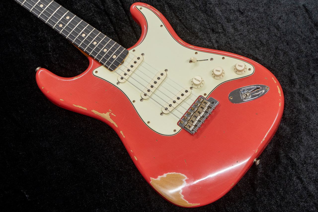 Fender Custom Shop LTD 63 Stratocaster Heavy Relic Aged Fiesta Red