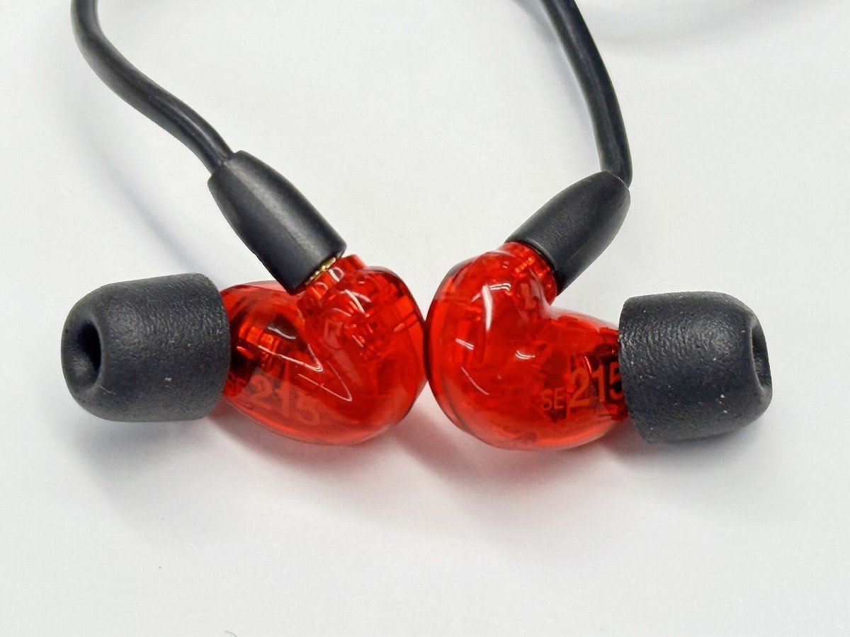 Shure SE215 Special Edition レッド (SE215SPE-RD-A) 高遮音性