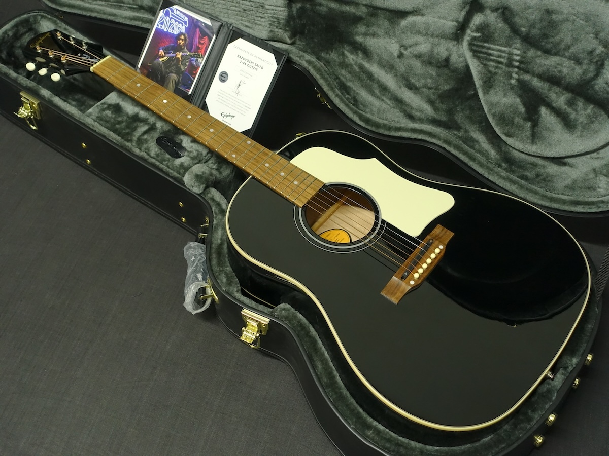 Epiphone J-45 OUTFIT 斉藤和義モデル Epiphone（エピフォン） 調整済で弾きやすいEpiphone Kazuyoshi Saito