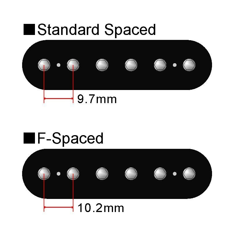 Dimarzio Evo2 Bridge [DP215] (Black-Cream/Standard-Spaced) 【安心