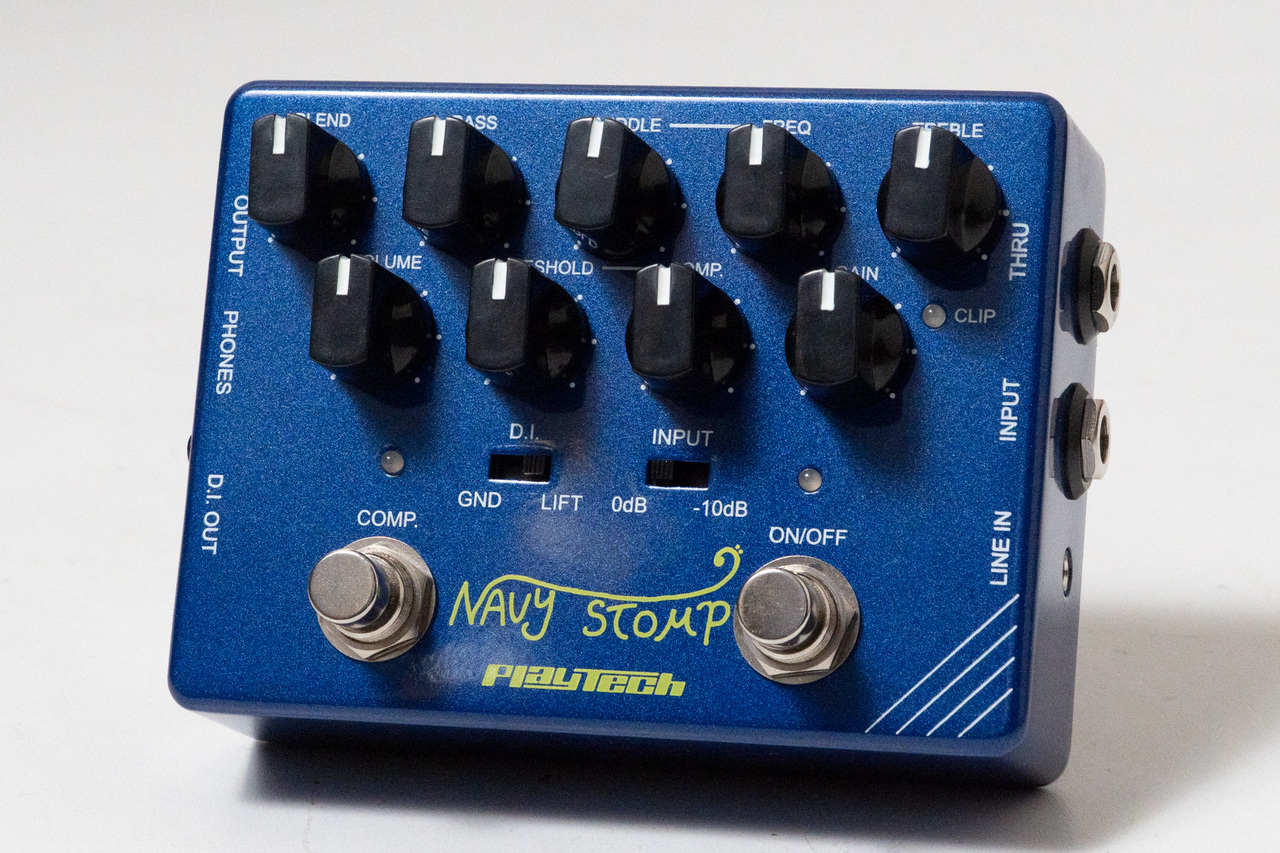 PLAYTECH Navy Stomp Bass Preamp【GIB横浜エフェクター館】（中古