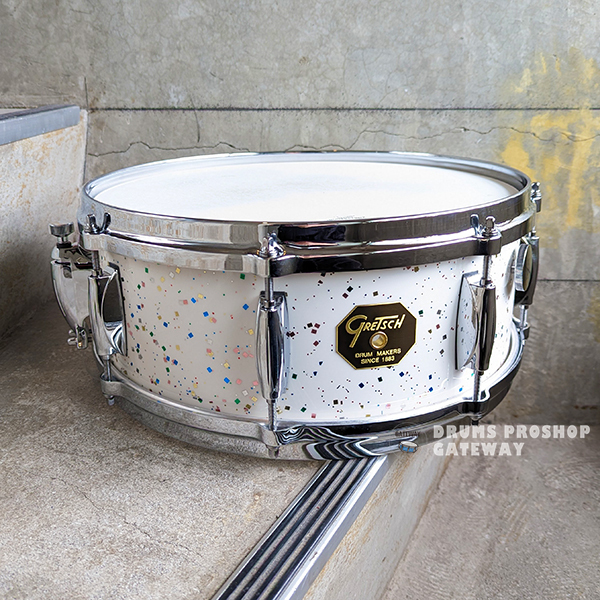 Gretsch USA CUSTOM feat.70's #4157 Name Band Snare 14x5.5 FIESTA 