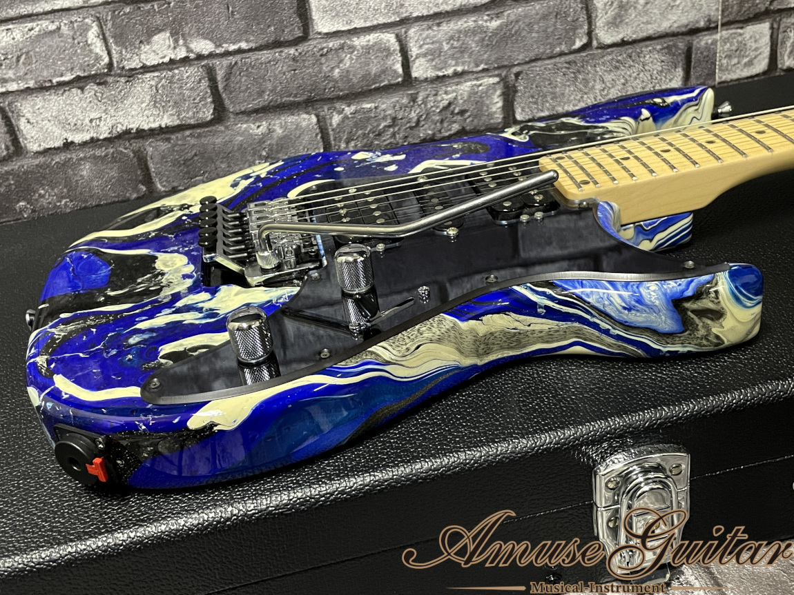 Vigier Guitars VE6-CV1 Excalibur Original Rock Art design / Maple 