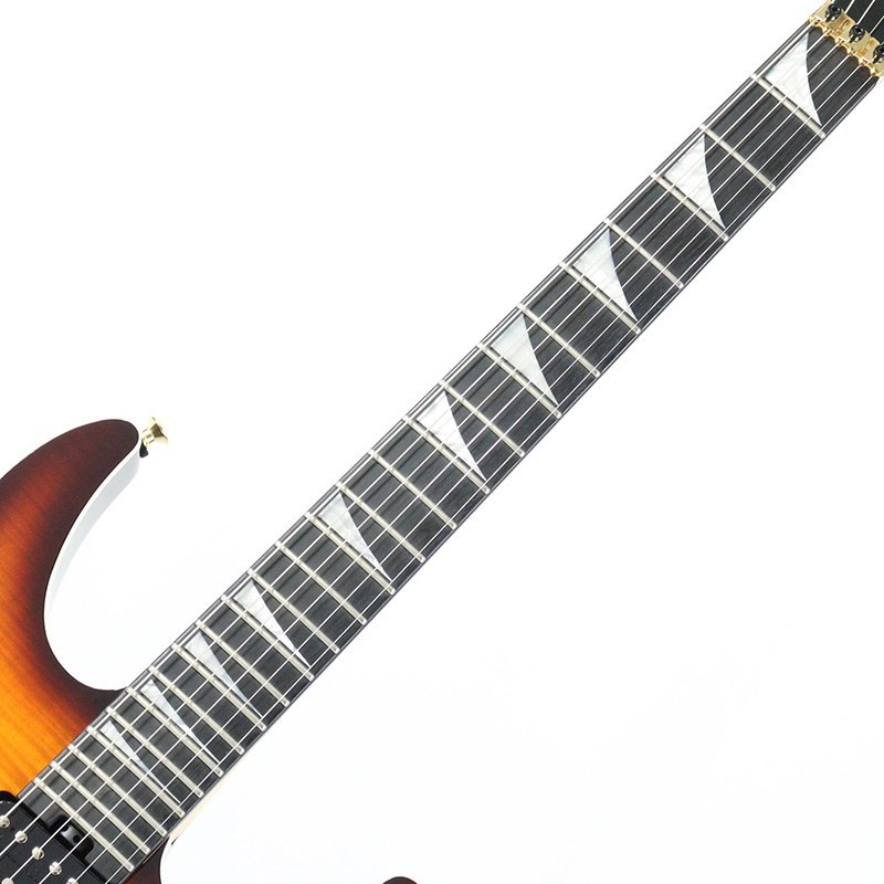 ギター JD-GUITARWORKS All flame maple Firebird Jackson MJ Series Dinky DK Flame Maple (Amber Burst/Ebony)（新品