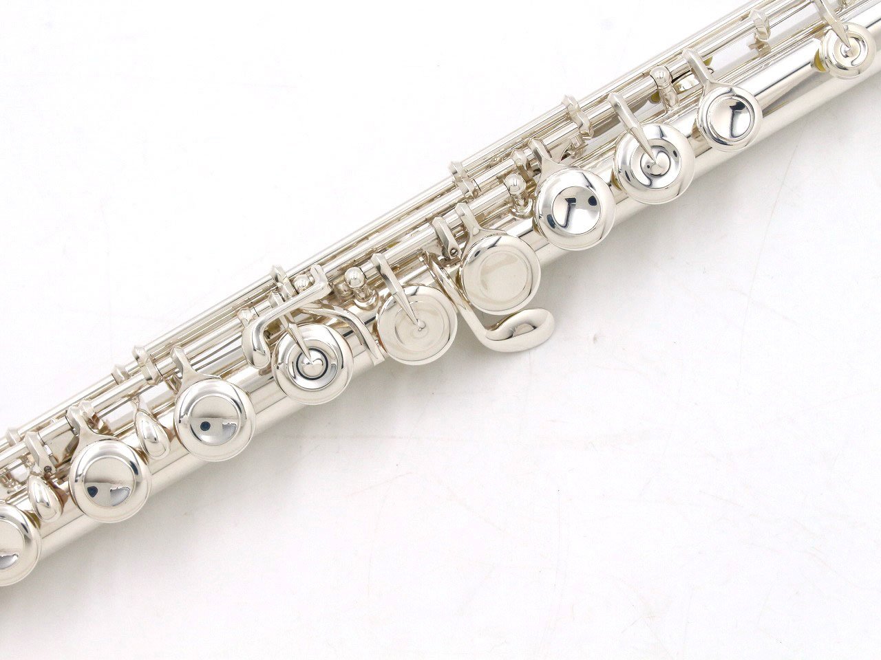 Pearl フルート PF-665E 頭部管銀製 全タンポ交換済み 【横浜店