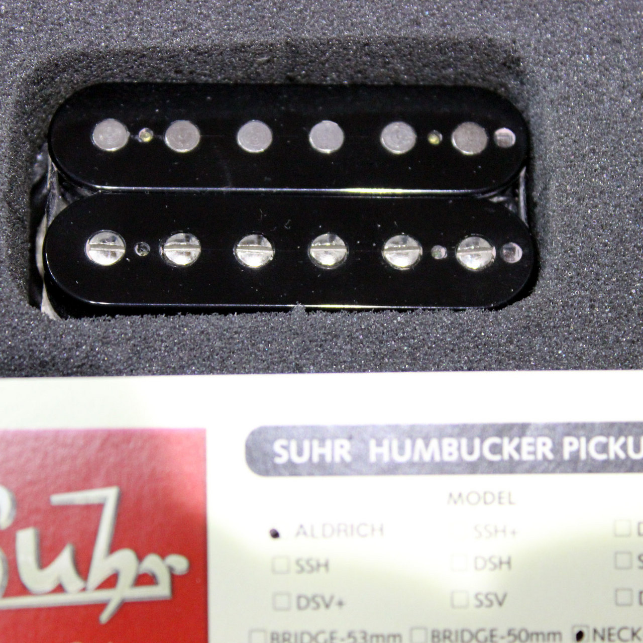 SUHR Doug Aldrich ハムバッカー 50mm Suhr Doug Aldrich Signature Humbucker Bridge Pickup - Chrome, 50mm