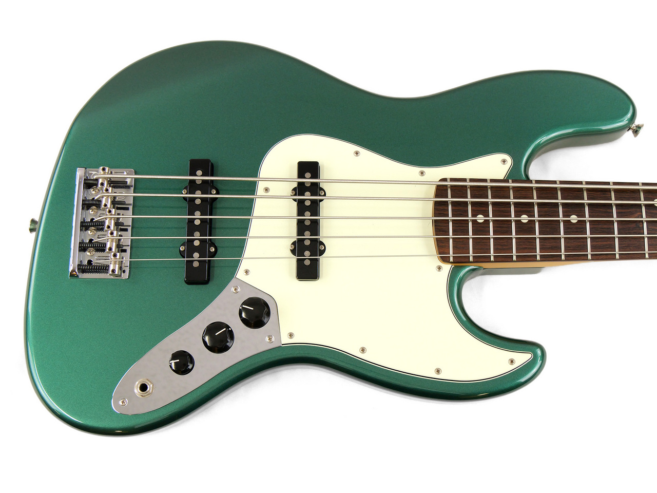 Fender Made in Japan Hybrid 60s Jazz Bass V (Sherwood Green