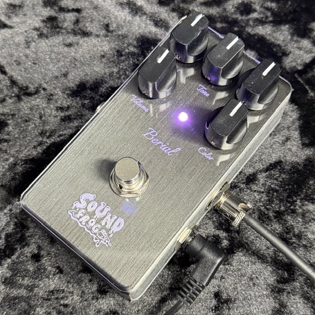 ★美品! SOUNDFROG Berial ベース オーバードライブ 紫LED ☆美品! SOUNDFROG Berial ベース オーバードライブ 紫LED BerialS