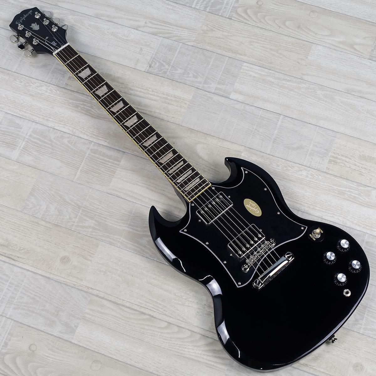 美品 Epiphone エピフォン SG Standard ブラック 黒 ケース Epiphone SG Standard Ebony <エピフォン>｜平野楽器 ロッキン