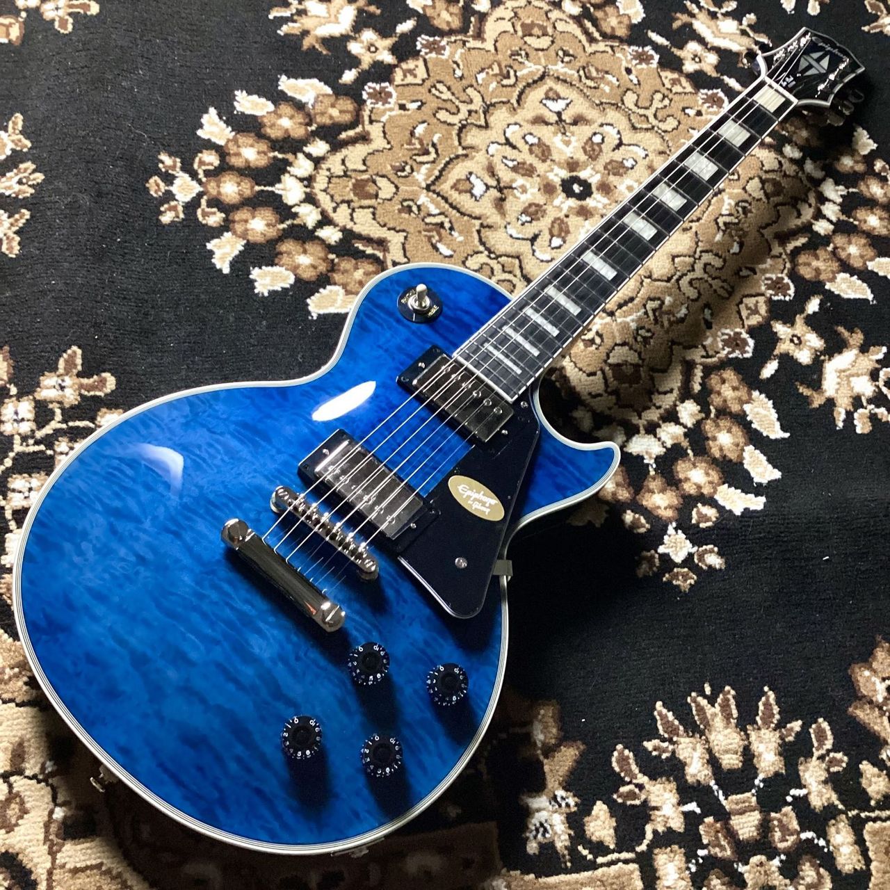 Epiphone Les Paul Custom Quilt Viper Blue（新品/送料無料）【楽器