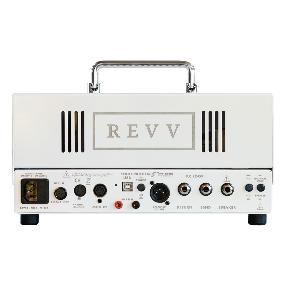 129030円 【レビューを書けば送料当店負担】 Revv Amplification D20 White ギターアンプヘッド
