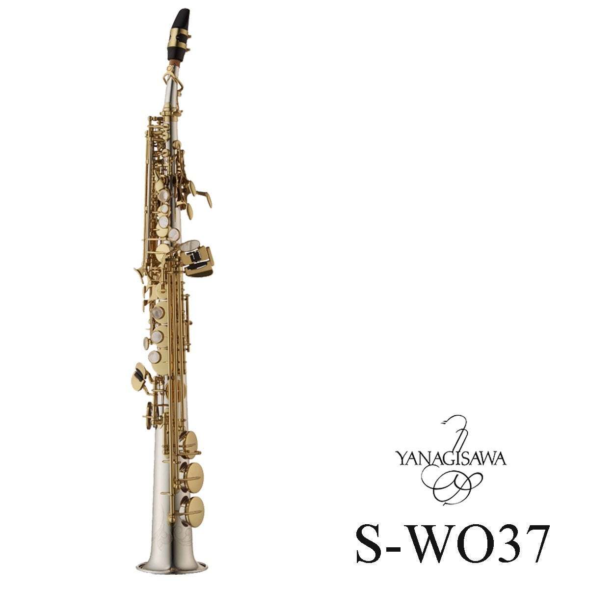 YANAGISAWA S-WO37 ヤナギサワ ソプラノサックス シルバー管 ヘヴィ