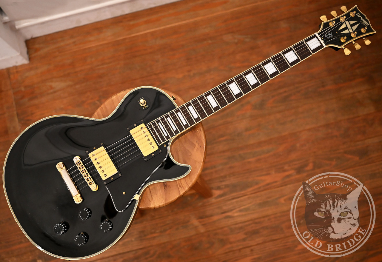 Orville 　les paul custom LPC-JS - Ebony Orville by Gibson LPC Les Paul Custom Ebony（中古）【楽器検索