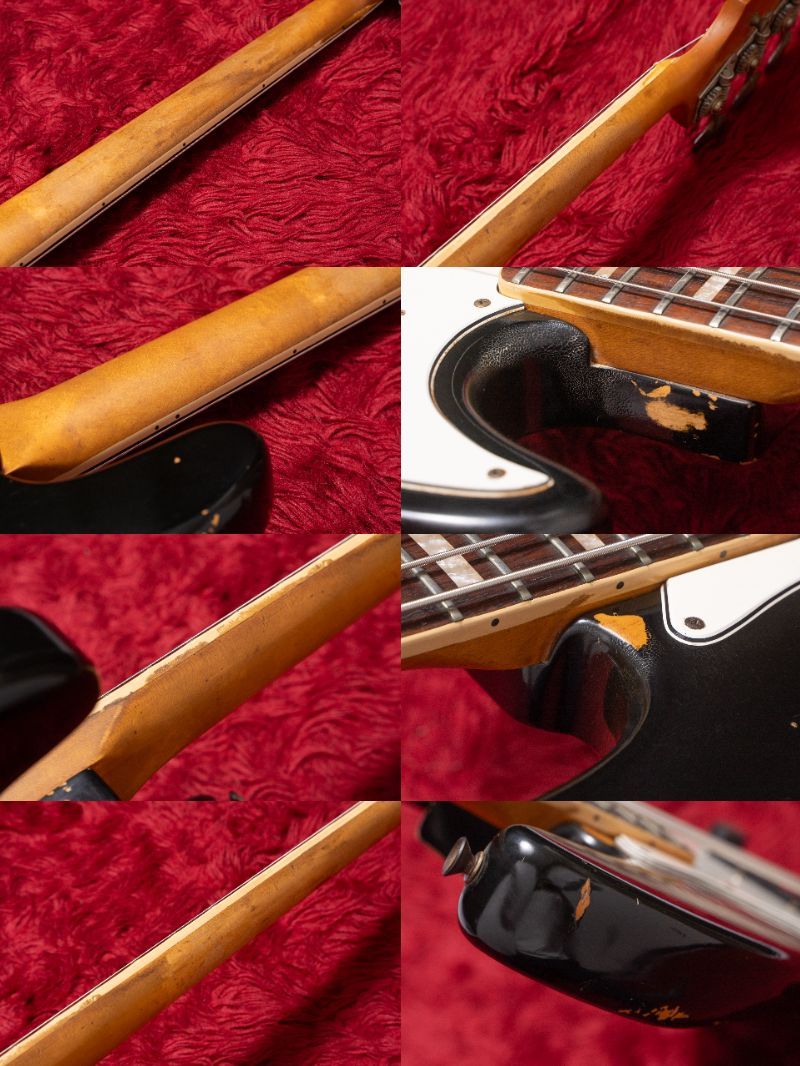 Fender 1968 Jazz Bass Original Black 4.245kg #230469【GIB横浜