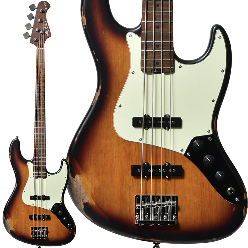 ベース Bacchus WL4-ALD 3TS エレキベース】BACCHUSより、”WOODLNE”のコストパフォーマンスを追及