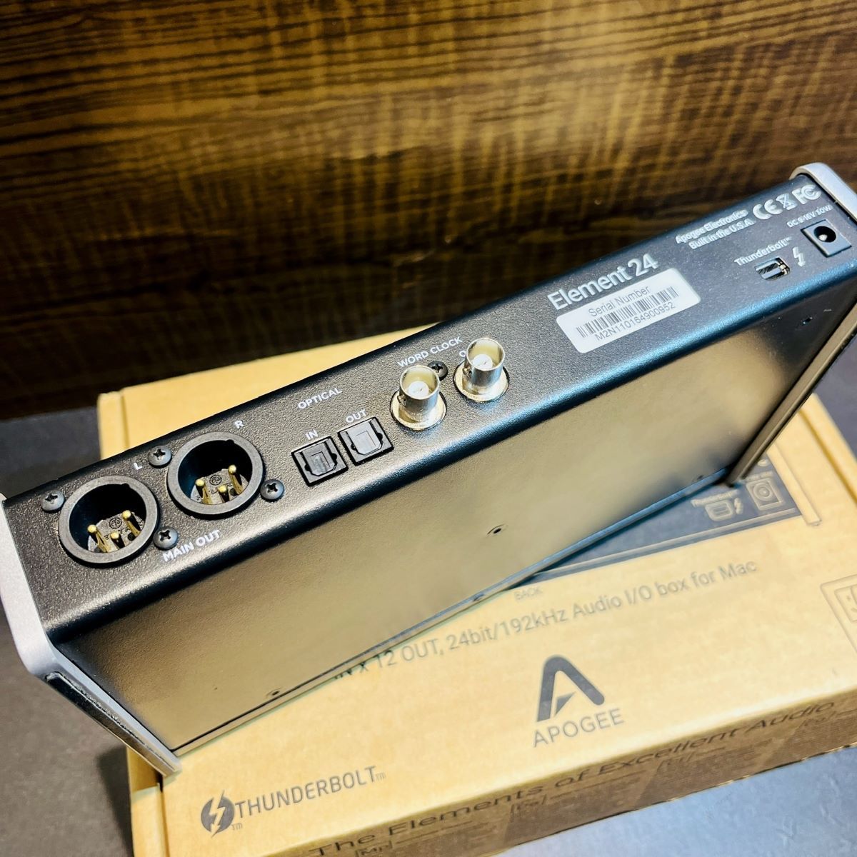 APOGEE ELEMENT24 10×12 Thunderbolt オーディオインターフェイス