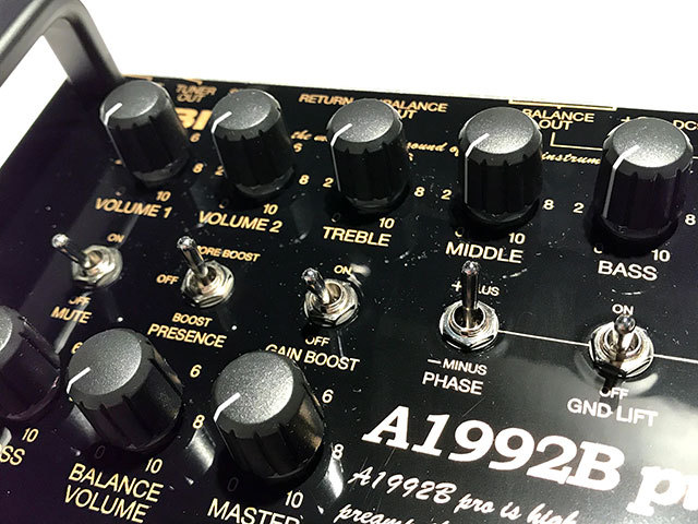 ALBIT A1992B pro(1992 SUPER BASSタイプ BASS PRE-AMP)（新品/送料