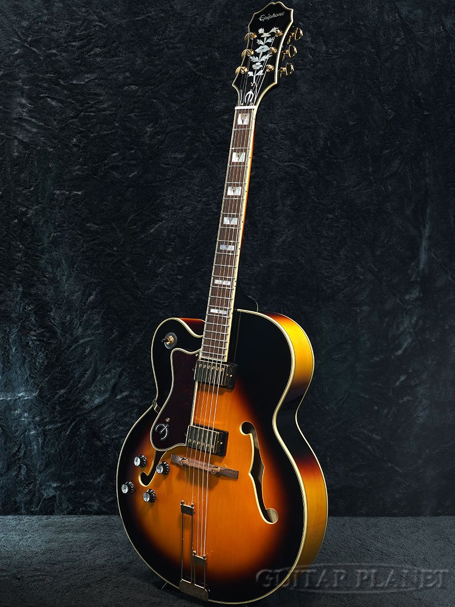 Epiphone Broadway Left-Handed -Vintage Sunburst- w/ Premium Gig