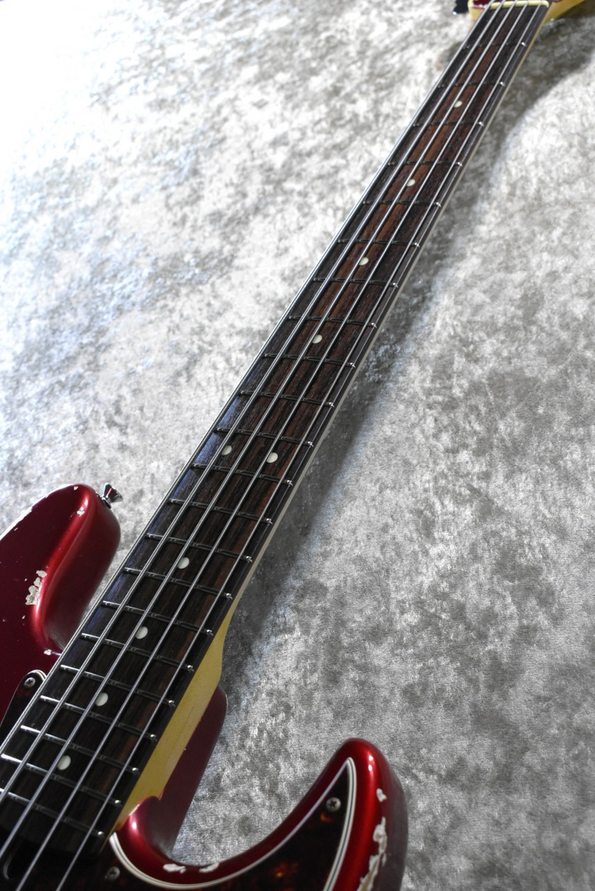 Xotic XJ-1T 5st Heavy Aged-Alder Body -Dark Candy Apple Red/MH
