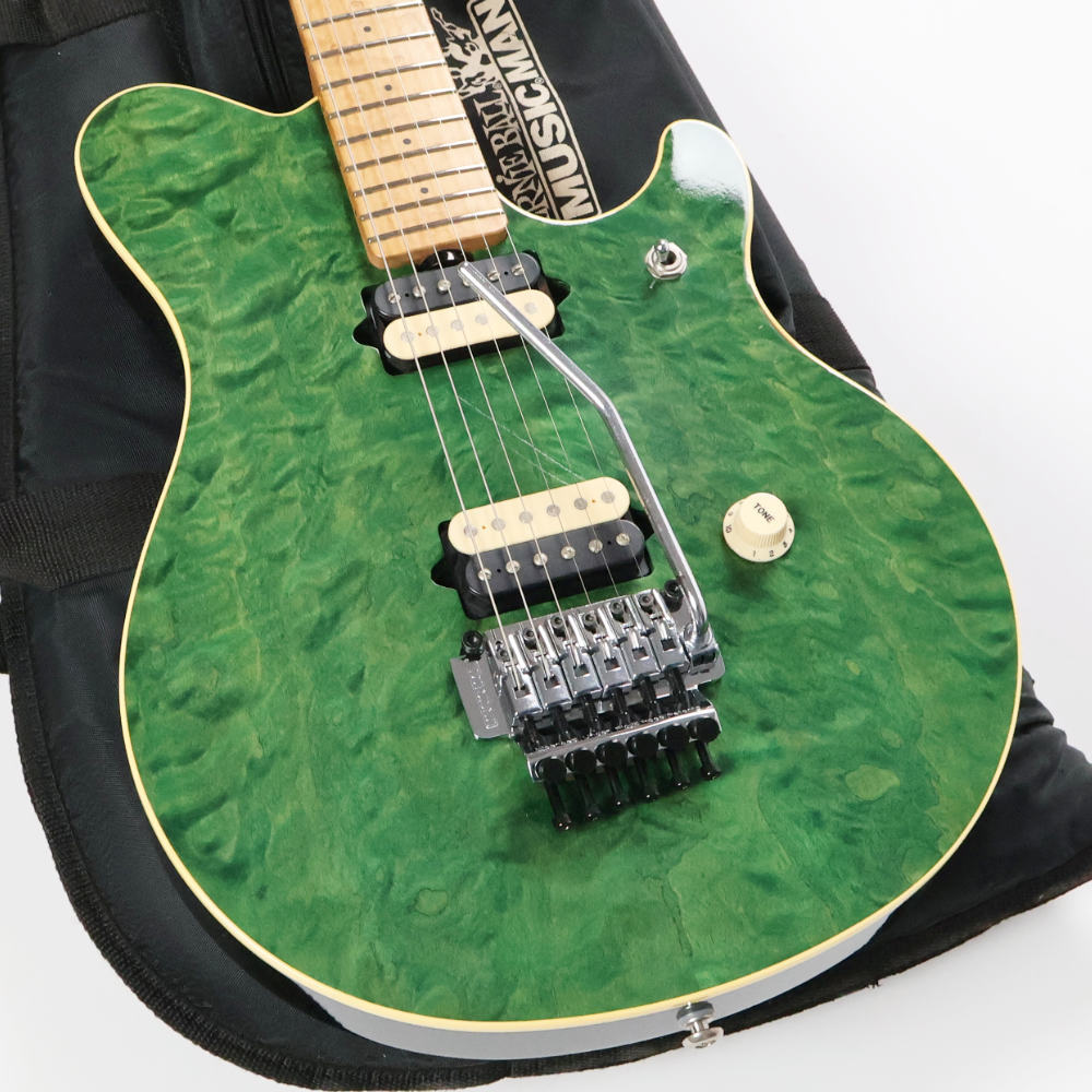 MUSIC MAN 【中古】 エレキギター Music Man AXIS EX Trans Green 1997