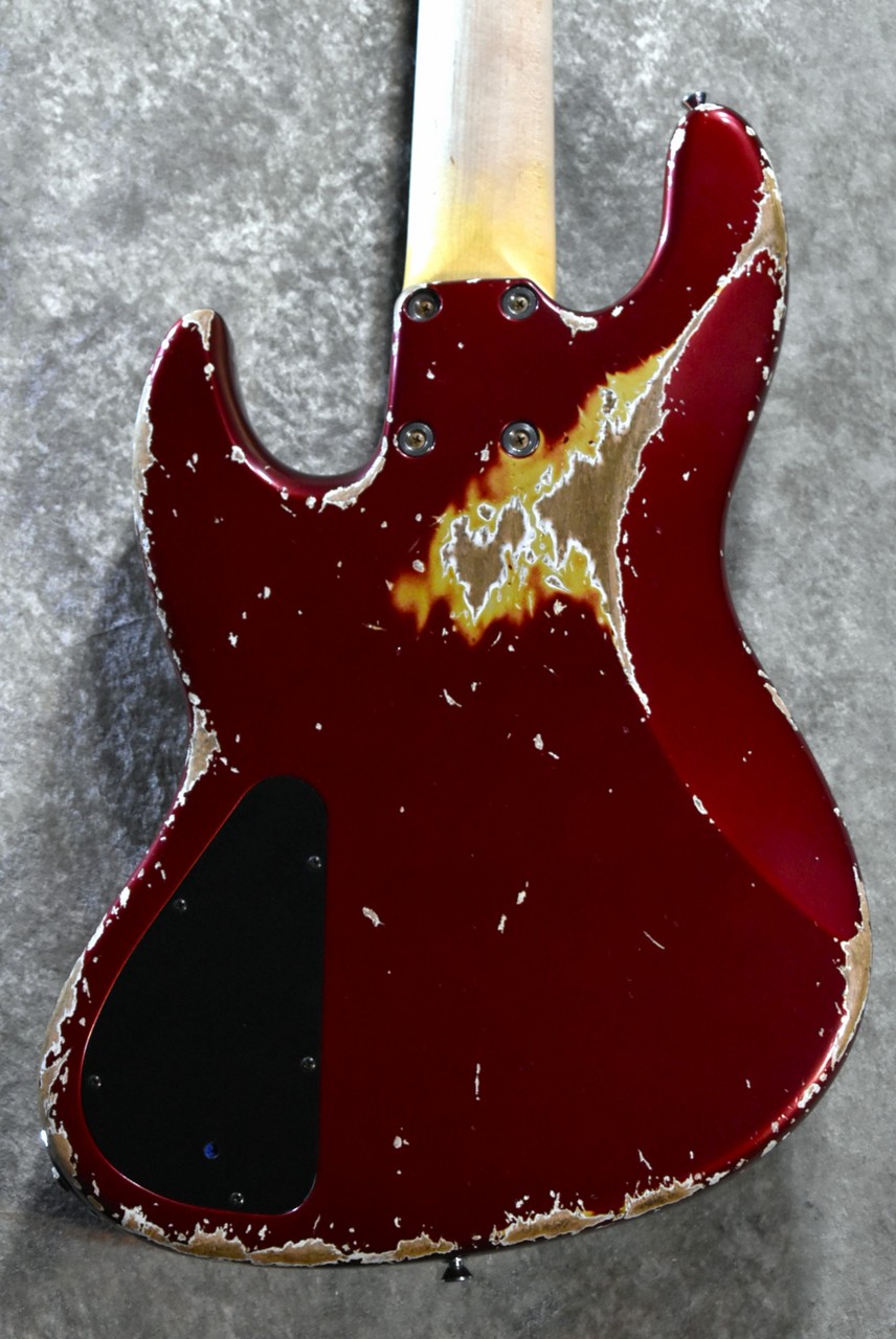 Xotic XJ-1T 5st Heavy Aged-Alder Body -Dark Candy Apple Red/MH