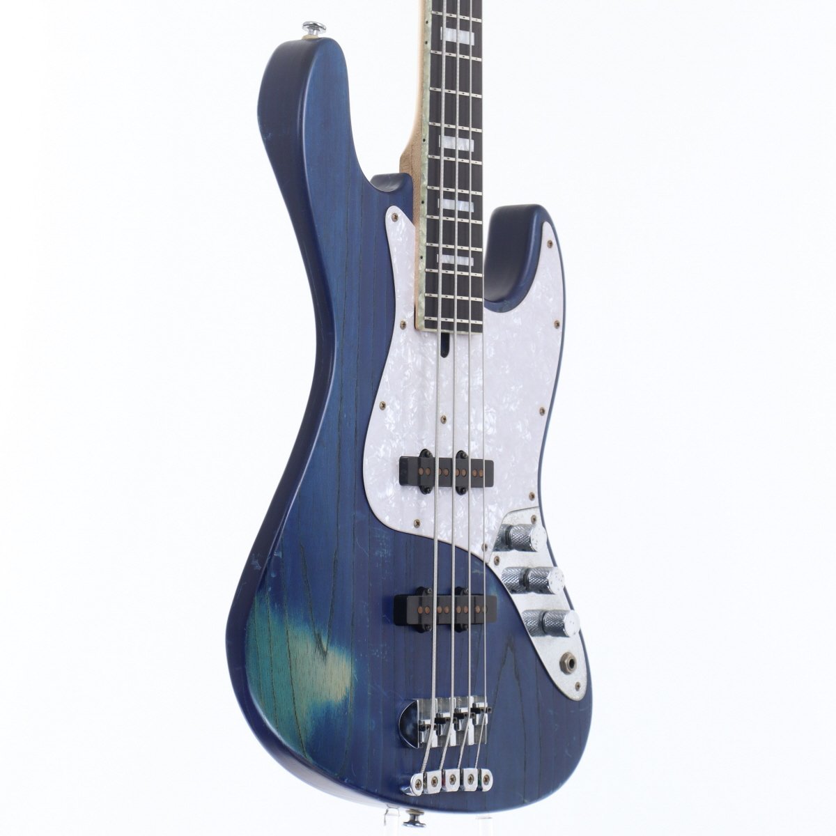 Bacchus Handmade Series Woodline Ash 4Strings Blue Oil
