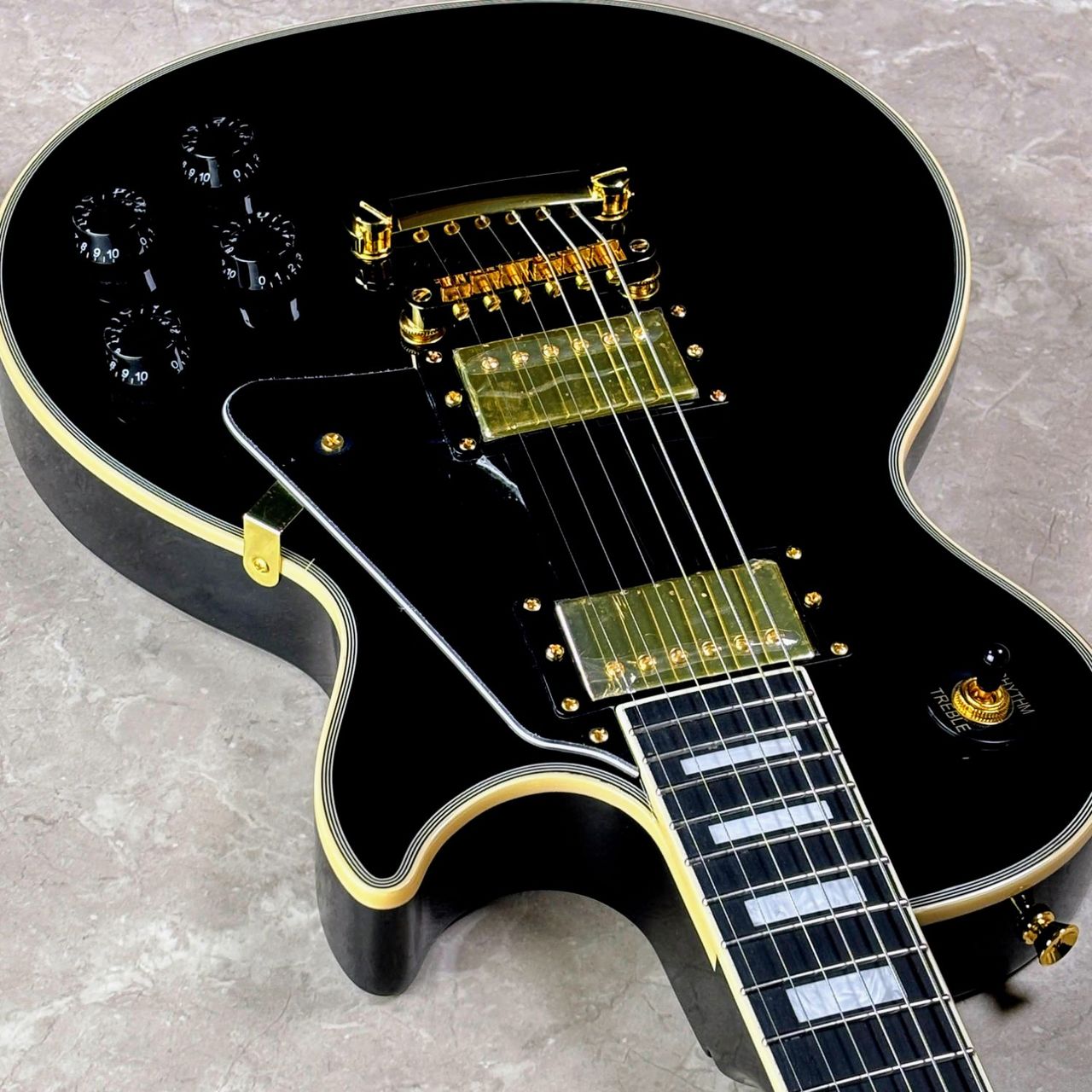 BUSKER'S BLC-500 BLK レスポールカスタム ステンレスフレット エレキ