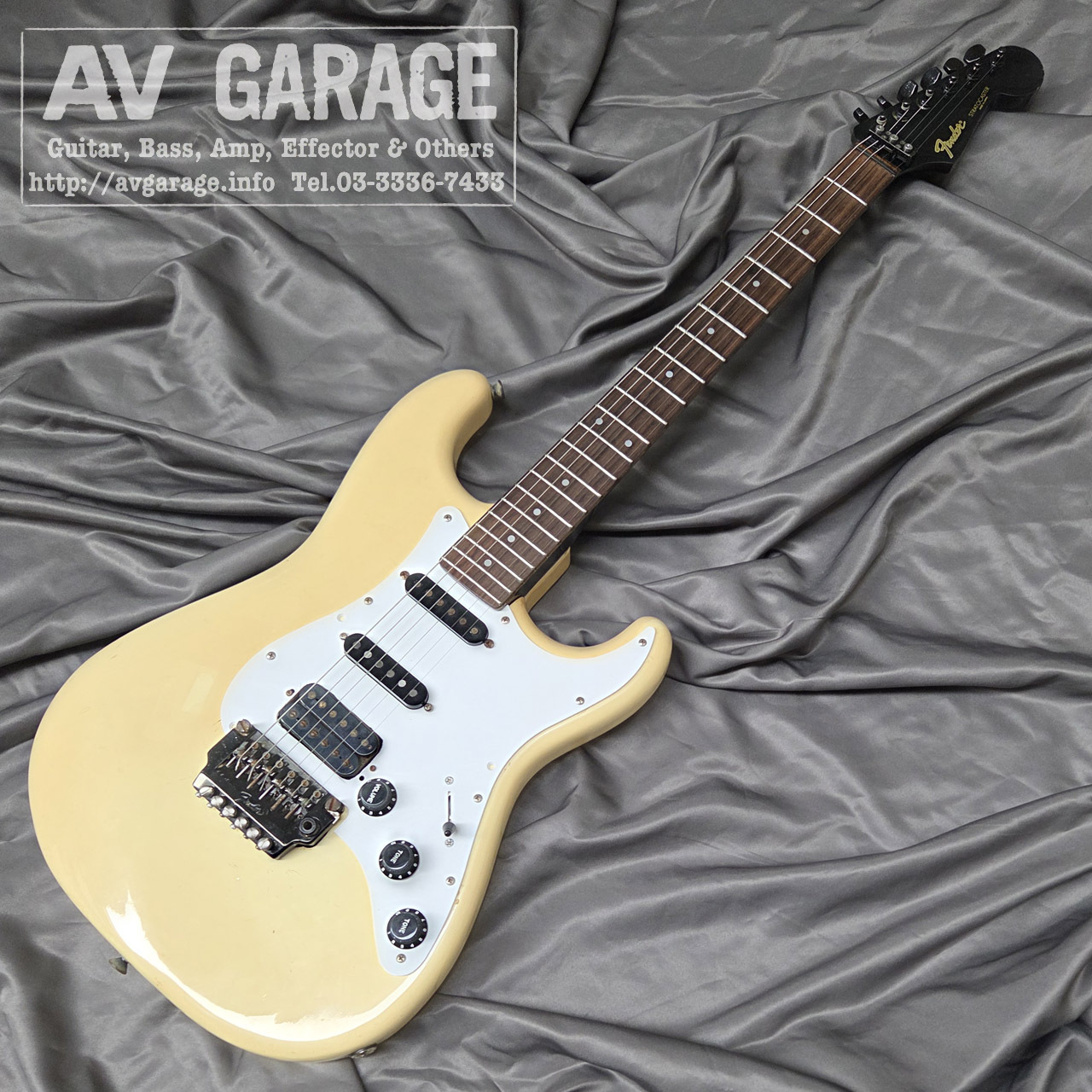 希少！Fender Japan ST-556 BOXER フジゲン 日本製 Fender Japan ST-556 (WH)改 Boxer Series SSH Aシリアル 1986年 3.57