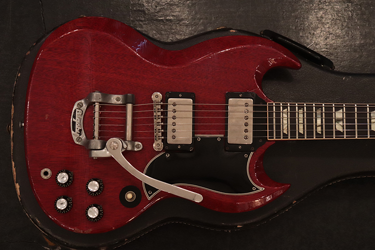 Bigsby B5 （B5C）  ビグスビー  ギター 1965 Gibson SG Standard Cherry Red “Factory Bigsby B5