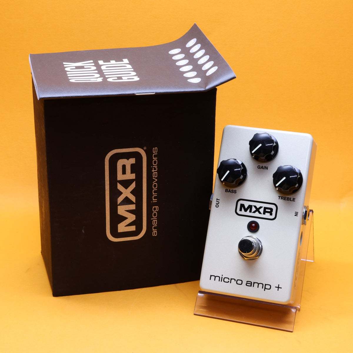 最終値引き ほぼ未使用美品 MXR micro amp 電源 箱付き 中古】MXR micro amp 本体のみ 【公式通販】