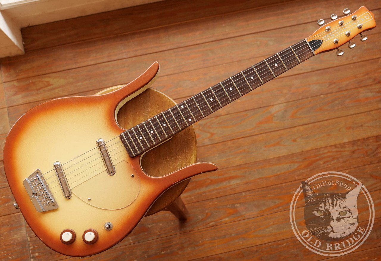 Danelectro エレキギター ブラウン？改造済オレンジドロップ Danelectro Double Neck 6-4 String Copper Burst 税込販売価格