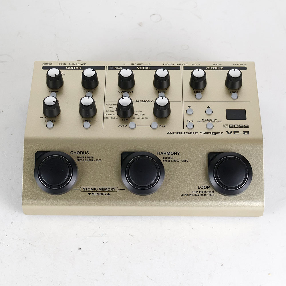 BOSS 【中古】 BOSS VE-8 Acoustic Singer ギター＆ボーカル用