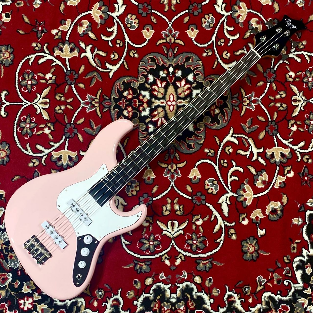 RYOGA VAL-BASS Shell Pink エレキベース ジャズベースタイプ ベイクド