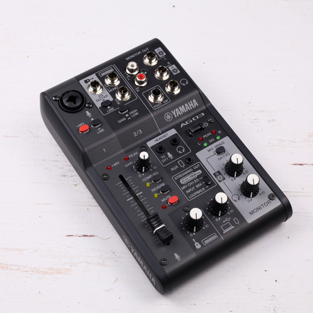 YAMAHA AG03 MK2 (BLACK) ライブストリーミングミキサー（中古）【楽器
