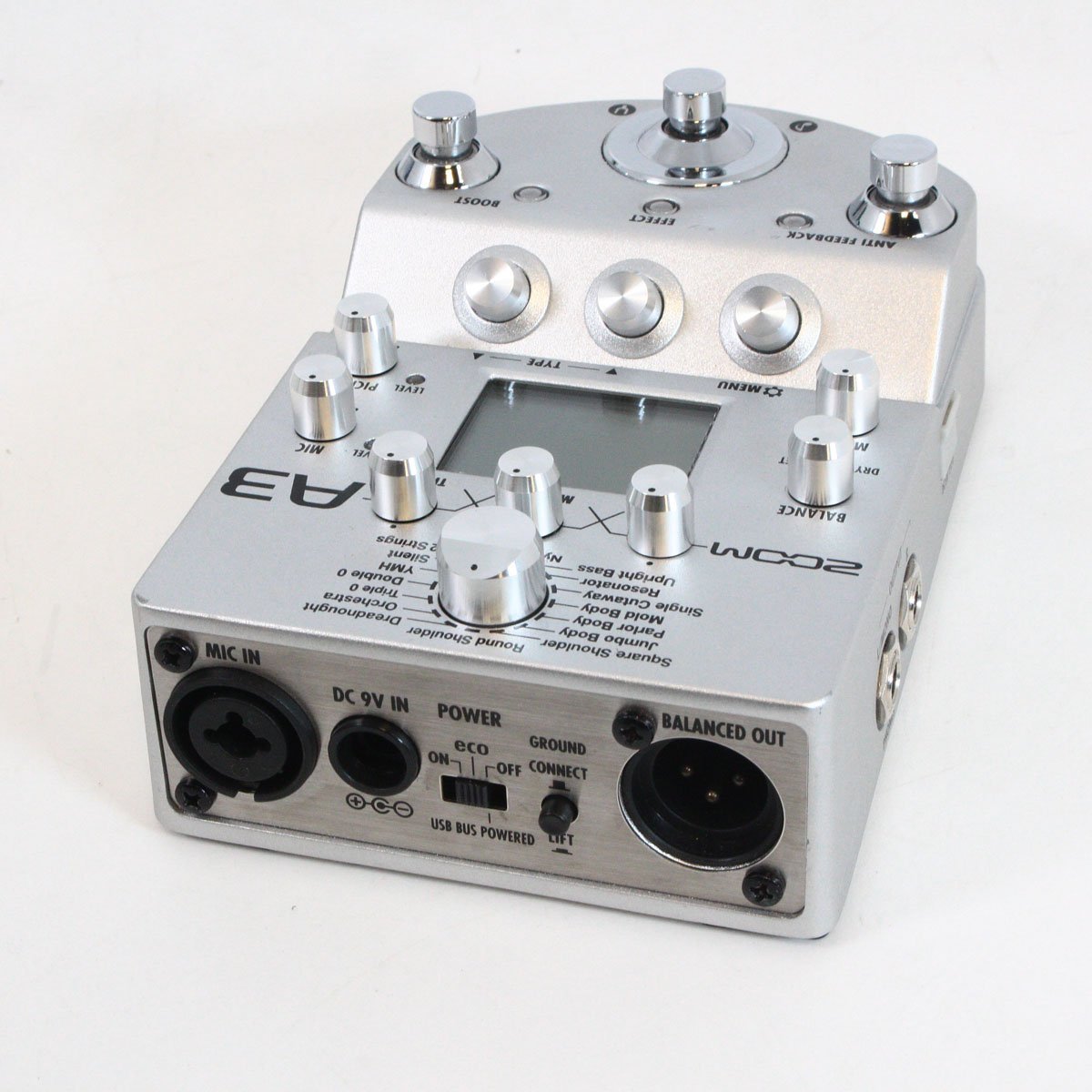 A3 Pre-Amp & Effects for Acoustic Guitar | Zoom