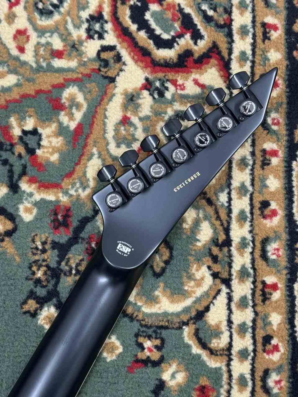 E-II HORIZON FR-7 QM Black Turquoise Burst 7弦 / FLOYD ROSE